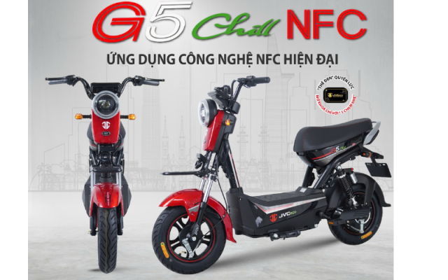 Xe đạp điện JVC G5 Chill NFC